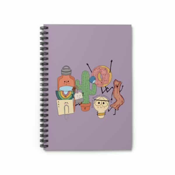 Brite Behavior Friends Spiral Notebook